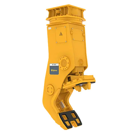 Epiroc BP 3050 R Hydraulic Bulk Pulverizer – left angled view with HATCON