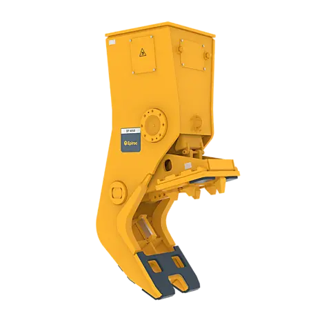 Epiroc BP 4050 Hydraulic Bulk Pulverizer – angled view with HATCON Epiroc BP 4050 Hydraulic Bulk Pulverizer – angled view with HATCON