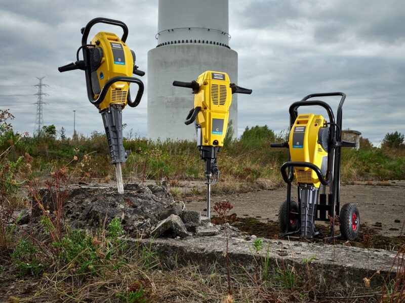 Atlas Copco Cobra petrol-driven breaker and drill lineup