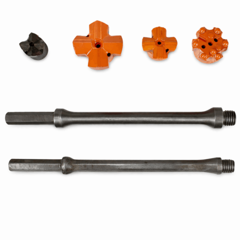 H Thread Button Bit Carbide Tipped Button Bit H-thread 1-3/8'