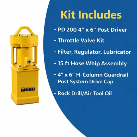 PD-200 4"x6" Post Driver Kit