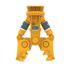 Epiroc CC 3700 Hydraulic Combi Cutter, P jaw set (Pulverizer) – front view with HATCON Epiroc CC 3700 Hydraulic Combi Cutter, P jaw set (Pulverizer) – front view with HATCON