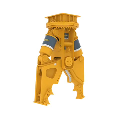 Epiroc CC 7000 Hydraulic Combi Cutter, U jaw set (Universal) – angled view with HATCON Epiroc CC 7000 Hydraulic Combi Cutter, U jaw set (Universal) – angled view with HATCON