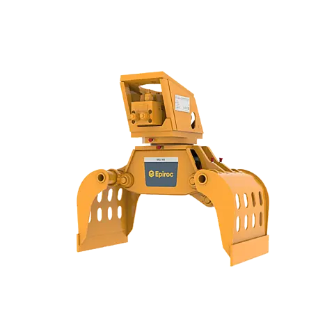 Epiroc MG 100 R Hydraulic Multi Grapple – angled front view Epiroc MG 100 R Hydraulic Multi Grapple – angled front view