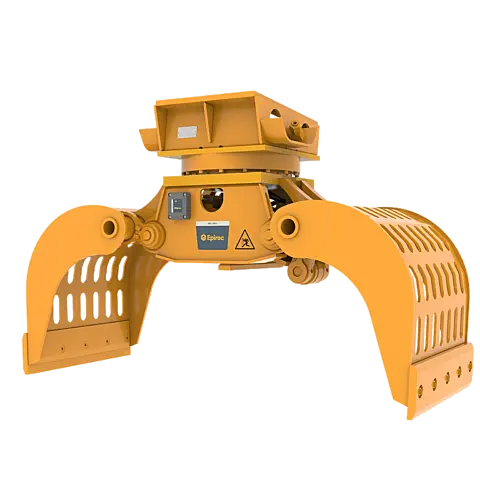Epiroc MG 1000 R Hydraulic Multi Grapple with HATCON – angled front view