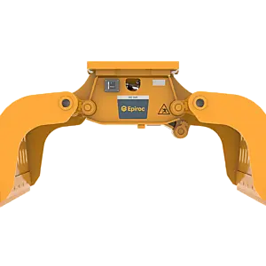 Epiroc MG 1500 Hydraulic Multi Grapple (static) with HATCON – front view