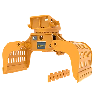 Epiroc MG 1500 R Hydraulic Multi Grapple with HATCON – with optional tooth blades Epiroc MG 1500 R Hydraulic Multi Grapple with HATCON – with optional tooth blades