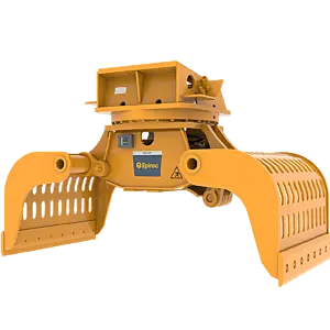 Epiroc MG 2300 R Hydraulic Multi Grapple with HATCON – angled front view