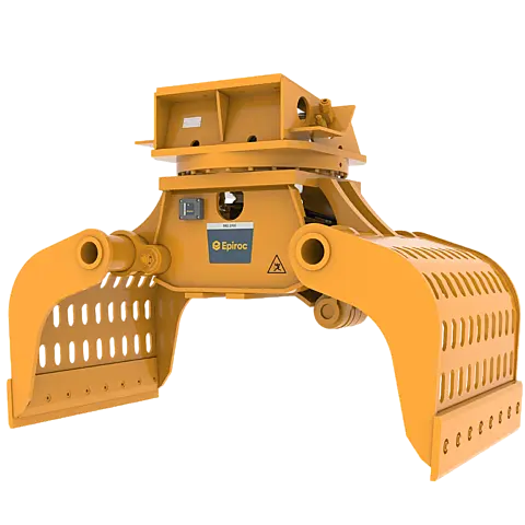 Epiroc MG 2700 R Hydraulic Multi Grapple with HATCON – angled front view