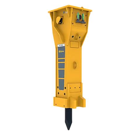 Epiroc HB 10000 DP Hydraulic Breaker – left, 50 degree view