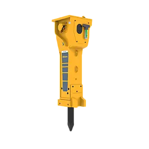 Epiroc HB 2000 DP Hydraulic Breaker (DustProtector) – left, 50 degree view Epiroc HB 2000 DP Hydraulic Breaker (DustProtector) – left, 50 degree view