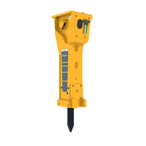 Epiroc HB 2500 DP Hydraulic Breaker (DustProtector) – left, 50 degree view Epiroc HB 2500 DP Hydraulic Breaker (DustProtector) – left, 50 degree view