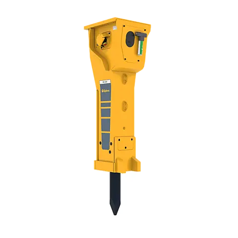 Epiroc HB 2500 Hydraulic Breaker – left, 50 degree view Epiroc HB 2500 Hydraulic Breaker – left, 50 degree view