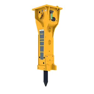 Epiroc HB 3100 DP Hydraulic Breaker (DustProtector) – left, 50 degree view Epiroc HB 3100 DP Hydraulic Breaker (DustProtector) – left, 50 degree view