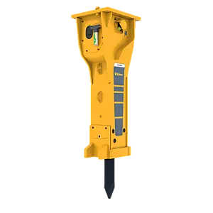 Epiroc HB 3600 Hydraulic Breaker – left, 130 degree view Epiroc HB 3600 Hydraulic Breaker – left, 130 degree view