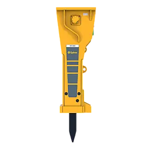 Epiroc HB 3600 Hydraulic Breaker – left view Epiroc HB 3600 Hydraulic Breaker – left view
