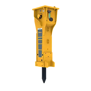 Epiroc HB 4100 DP Hydraulic Breaker (DustProtector) – left, 50 degree view Epiroc HB 4100 DP Hydraulic Breaker (DustProtector) – left, 50 degree view