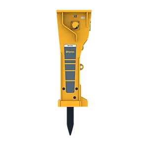 Epiroc HB 4100 Hydraulic Breaker – left view Epiroc HB 4100 Hydraulic Breaker – left view
