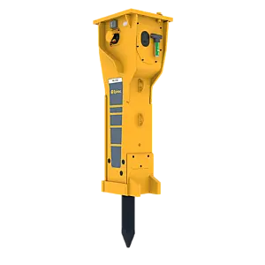 Epiroc HB 4700 Hydraulic Breaker with HATCON – left, 50 degree view Epiroc HB 4700 Hydraulic Breaker with HATCON – left, 50 degree view