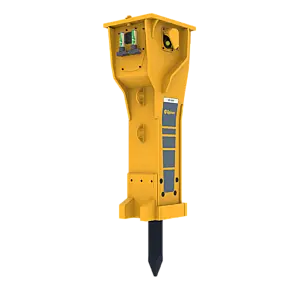 Epiroc HB 5800 Hydraulic Breaker – left, 130 degree view Epiroc HB 5800 Hydraulic Breaker – left, 130 degree view