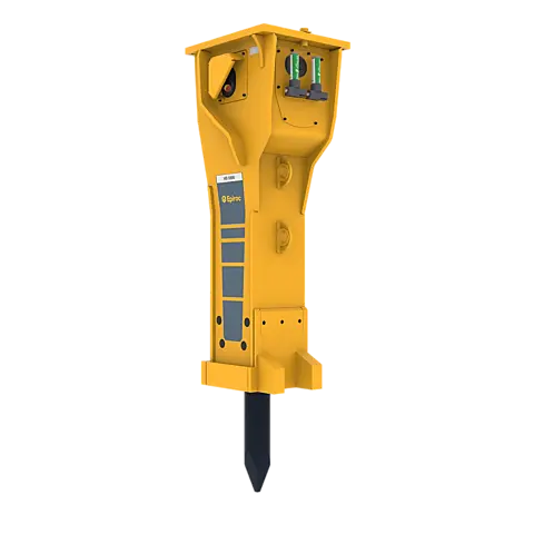 Epiroc HB 5800 Hydraulic Breaker – left, 50 degree view Epiroc HB 5800 Hydraulic Breaker – left, 50 degree view