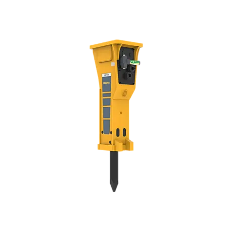 Epiroc MB 1200 Hydraulic Breaker – left, 50 degree view