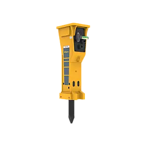 Epiroc MB 1500 DP Hydraulic Breaker (DustProtector) – left, 50 degree view Epiroc MB 1500 DP Hydraulic Breaker (DustProtector) – left, 50 degree view
