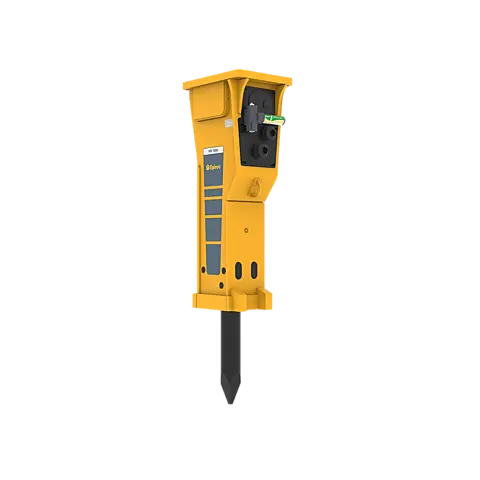 Epiroc MB 1650 Hydraulic Breaker – left, 50 degree view Epiroc MB 1650 Hydraulic Breaker – left, 50 degree view