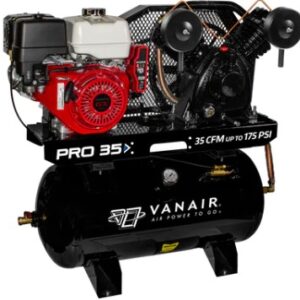 Vanair PRO 35 with 30 Gallon Receiver and Honda Electric Start