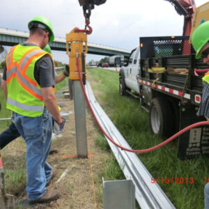 PD200 GUARD RAIL POST DRIVER