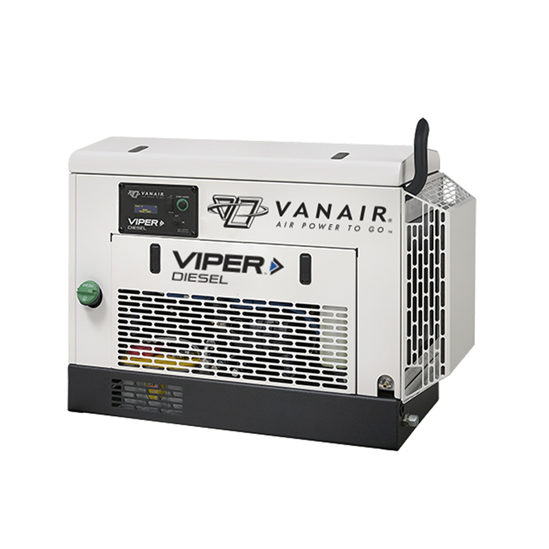 Vanair Viper D70 Portable Rotary Screw Air Compressor, 70 CFM