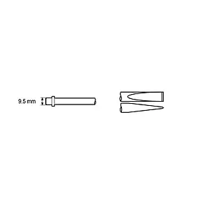 cpi-6150401150_drawing_other Chicago Pneumatic FLAT CHISEL SHANK ROUND 9,5MM - other