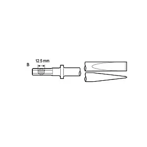 cpi-6150461180_drawing_other Chicago Pneumatic FLAT CHISEL SHANK HEX 12,5MM - other