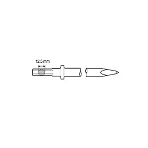 cpi-6158040920_drawing_other Chicago Pneumatic PICK CHISEL SHANK HEX 12,5MM - other