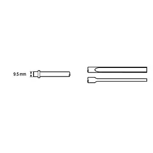 cpi-6158044380_drawing_other Chicago Pneumatic STRAIGHT CHISEL SHANK ROUND 9,5MM - other
