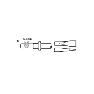 cpi-6158044400_drawing_other Chicago Pneumatic FLAT CHISEL SHANK HEX 12,5MM - other