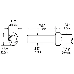 cpi-680-round-oval-collar_right Chicago Pneumatic BUSHING CHISEL SHANK ROUND 17.3MM (0.68) - other