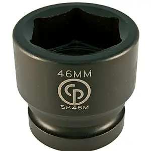 Chicago Pneumatic S846M 1" Drive Standard Impact Socket 46MM