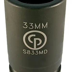 Chicago Pneumatic S833MD 1" Drive Deep Impact Socket 33MM