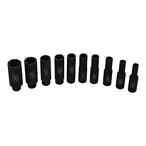 Chicago Pneumatic SS2010D 1/4" Drive Set of 10 pcs SAE/Imperial Deep Impact Sockets