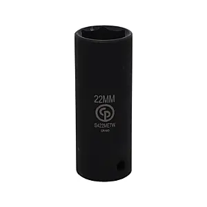 cpi-8940167728_fl Chicago Pneumatic S422MetricW 1/2" Drive Thin Wall Deep 22MM Socket - 3d-right