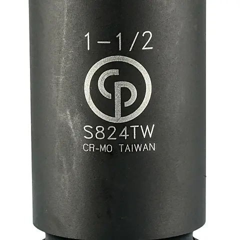 cpi-8940167737s824tw Chicago Pneumatic S824DTW 1" Dive 1-1/2" Thin Wall Deep Socket - front