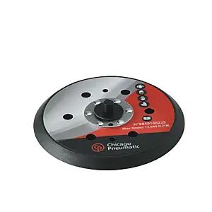 Chicago Pneumatic PAD 6" PSA W/15 HOLES 5/16-24 - 123GR CP - top