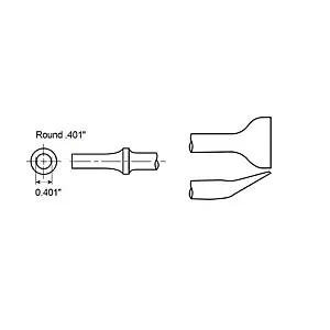 Chicago Pneumatic ANGLE SCALING SHANK ROUND .401″