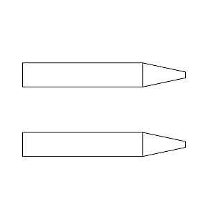 Chicago Pneumatic TAPERED PUNCH SHANK ROUND .401″