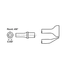 Chicago Pneumatic ANGLE SCALING SHANK ROUND .498″
