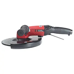 Chicago Pneumatic CP3850-65AH9VE - 9 Inch (230 mm) Air Angle Grinder, Hex, 2.82 HP / 2100 W - 6500 RPM