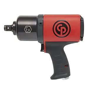 Chicago Pneumatic CP6768EX-P18D - 3/4 Inch Air Impact Wrench - ATEX, Pistol Handle, Suspension Option, Max Torque Reverse Output 1290 ft. lbf / 1750 Nm, 5100 RPM, Twin Hammer
