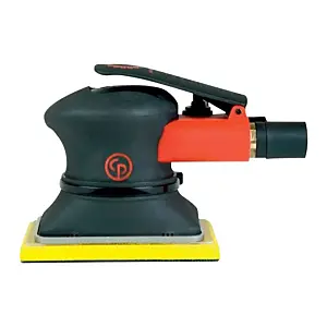 Chicago Pneumatic CP7263E - 3 x 4-1/4 Inch (74 x 109 mm) Rectangle Pad Air Jitterbug Sander, Non-Vacuum, Hook & Loop, 0.28 HP / 210 W - 10000 RPM