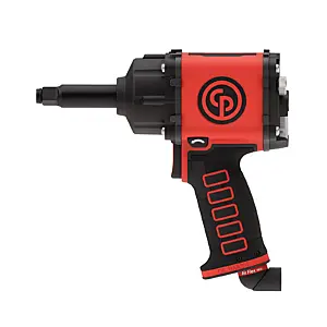 Chicago Pneumatic CP7755-2 Air Flex Mini - 1/2 Inch Air Impact Wrench with 2 Inch Extended Anvil, Air Flex Mini, Pistol Handle, Max Torque Reverse Output 959 ft. lbf / 1300 Nm, 7700 RPM, Twin Hammer
